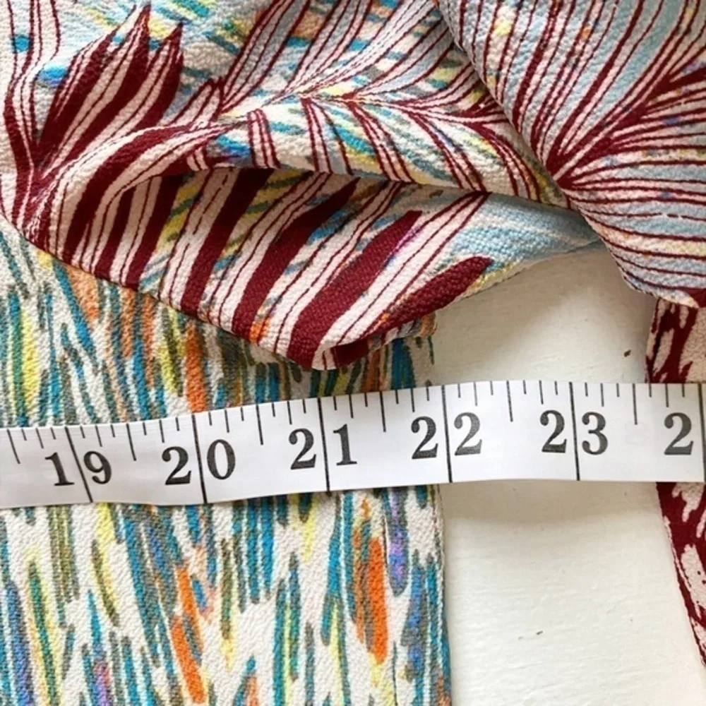 Anthropologie Fig & Flower Multi Print High Low‎ Tunic - Picture 7 of 8